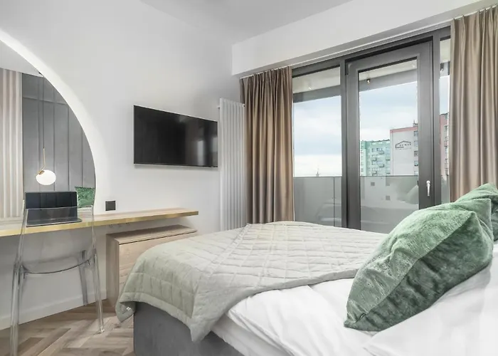 Appartement Comfy 4-5th Floor Hanza Tower - Sauna & Pool